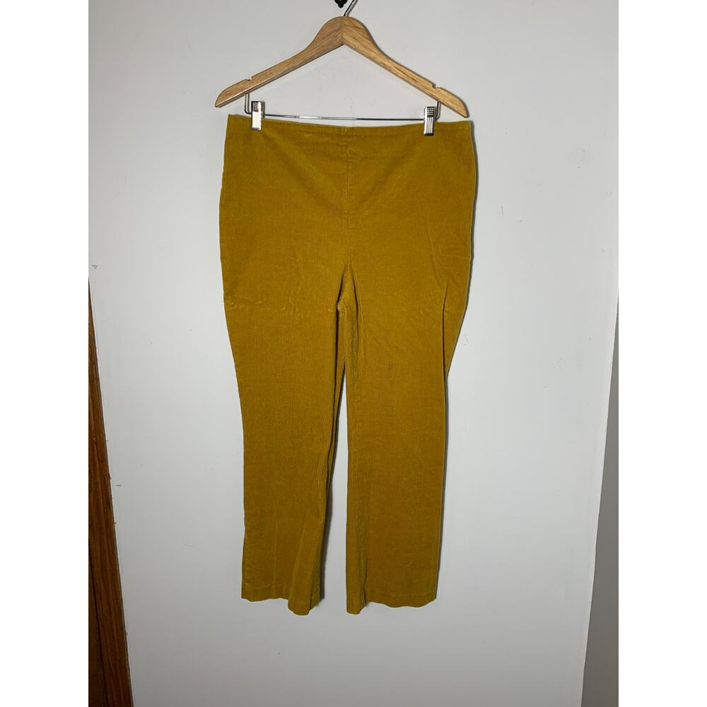 Womens TUCKERNUCK Yellow Corduroy Ashford Pants Yellow Size XXL EUC! - Picture 3 of 5